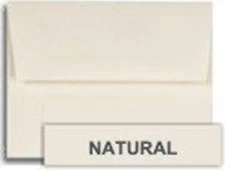 Cougar Natural A7 (5.25"x-7.25") Envelopes 250-pk for 5X7 Invitation, 24/60lb