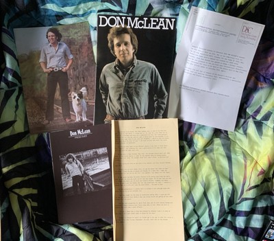 Don McLean UK ProMotion Artikel aus dem Derek Jewell Archiv 