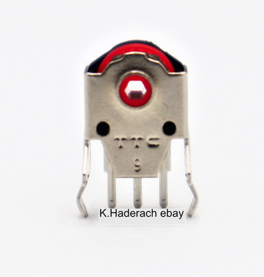 Maus Scroll-rad Encoder | 9mm TTC Red