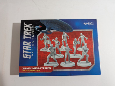 Star Trek Adventures 32MM Miniatures: The Next Generation. OOP NOS