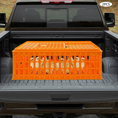 Plastic Chicken Transport Cage, Chicken Carrier, Basket Box for Poultry Chicken - Picture 10 of 11