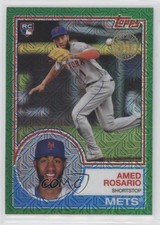 2018 Topps Silver Pack 1983 Design Chrome Series 1 Green 90/99 Amed Rosario 0wq