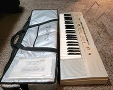 Vintage Casio Casiotone CT-310 Synth Keyboard With Casio Case And Manual