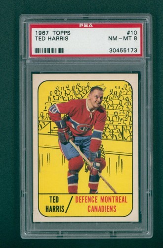 Ted Harris #10 1967 Topps card