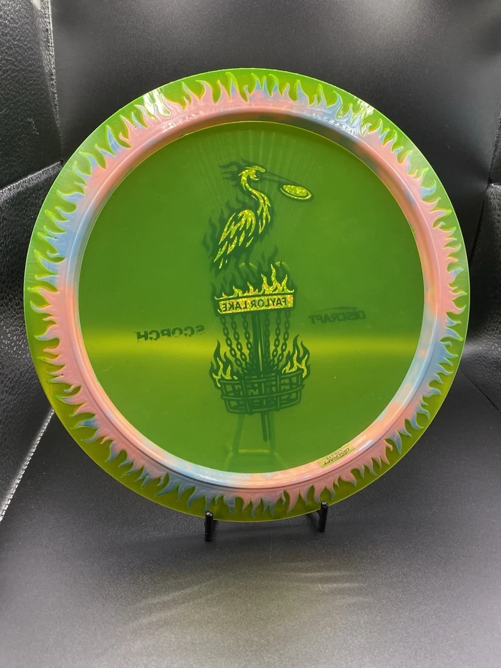 Discraft Flame Ring Scorch Faylor Lake 170-172G - Acid Party Time/ Swirly Flame - Image 2 of 2