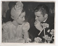 Dorothy Lamour Robert Preston Beverly Wilshire Candid Orig 1940 8x10 Photo