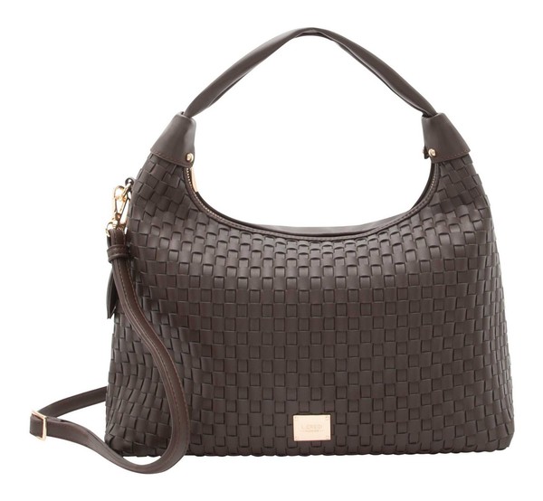 L.Credi Radka Hobo Bag Schultertasche Tasche Chocolate Dunkelbraun Neu-image