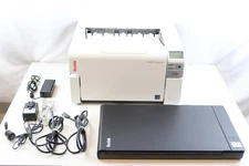 Kodak i3400 Duplex Color Pass-Through Scanner with Legal Size Flatbed Accessory