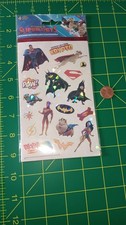 DC Comics Stickers Kids 4 Sheets League of Super-Pets Holographic Krypto Batman