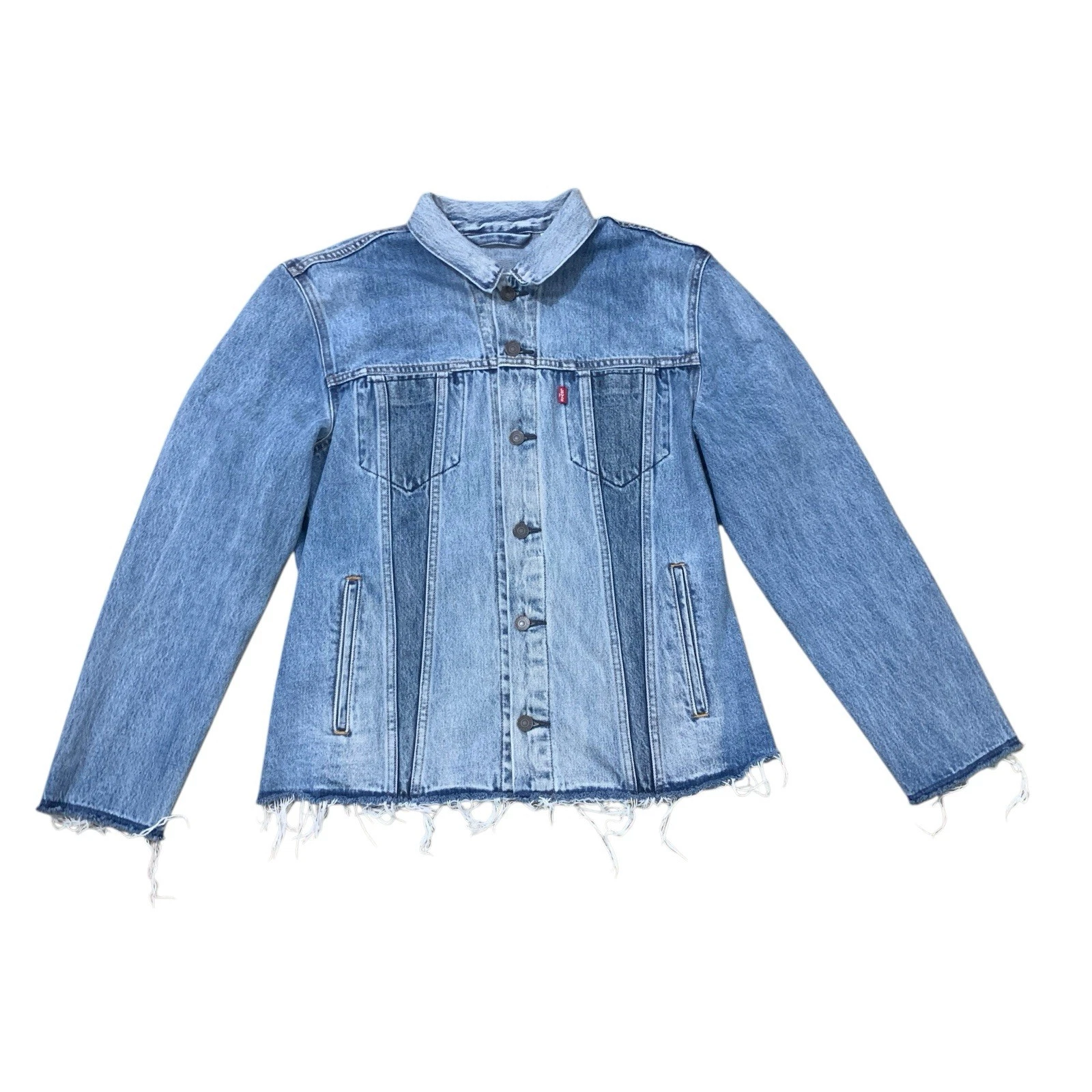 Levis Altered Trucker Jacket Mens XL Jean Denim
