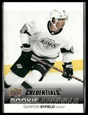 2021-22 Upper Deck Credentials #RA-4 Quinton Byfield Rookie Arrivals