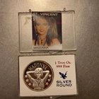 Hot Stars Madonna One Troy Oz .999 Silver Round