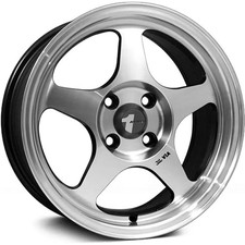 15x6.5 Machined Black Wheel Avid1 Av8 4x100 35
