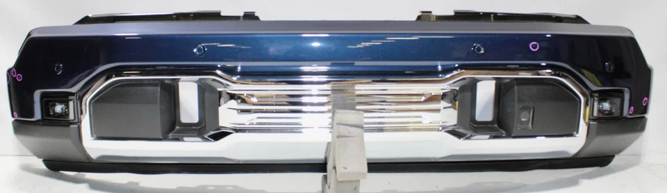 2022 2023 2024 GMC SIERRA 1500 DENALI FRONT BUMPER ASSEMBLY PAINTED WITH SENSORS - Image 2 of 4