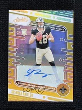 2024 Absolute Rookies Gold Spectrum Signatures 4/10 Spencer Rattler Auto 0hw3