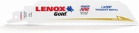 Lenox Gold™ Power Arc™ 5X Stabiles SäBelsäGeblatt FüR Metall 6108GR 150Mm 8TPI