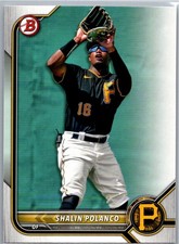 2022 Bowman Draft #BDC-162 Shalin Polanco Pittsburgh Pirates