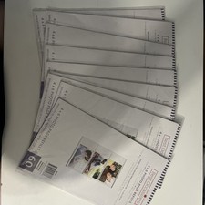 Lot of 9 Best Occasion 4"x 6"Photo Page Refills 10 Sheets Holds 60 Photos Q42