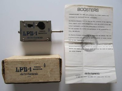 Vintage 1970s Electro-Harmonix LPB-1 Early Model Effector Preamp With Box