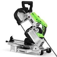 TOYANDONA Multi-Function Compact Portable Handheld Band Saw 0-45°Cutting Machine