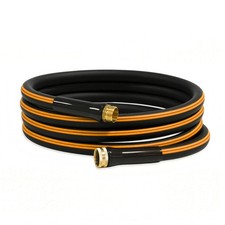 Heavy Duty Garden Hose 12ft x 5/8 Inch with Solid Brass Connectors