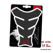 Ride Angry Premium Motorcycle Tank Pad  Small Carbon