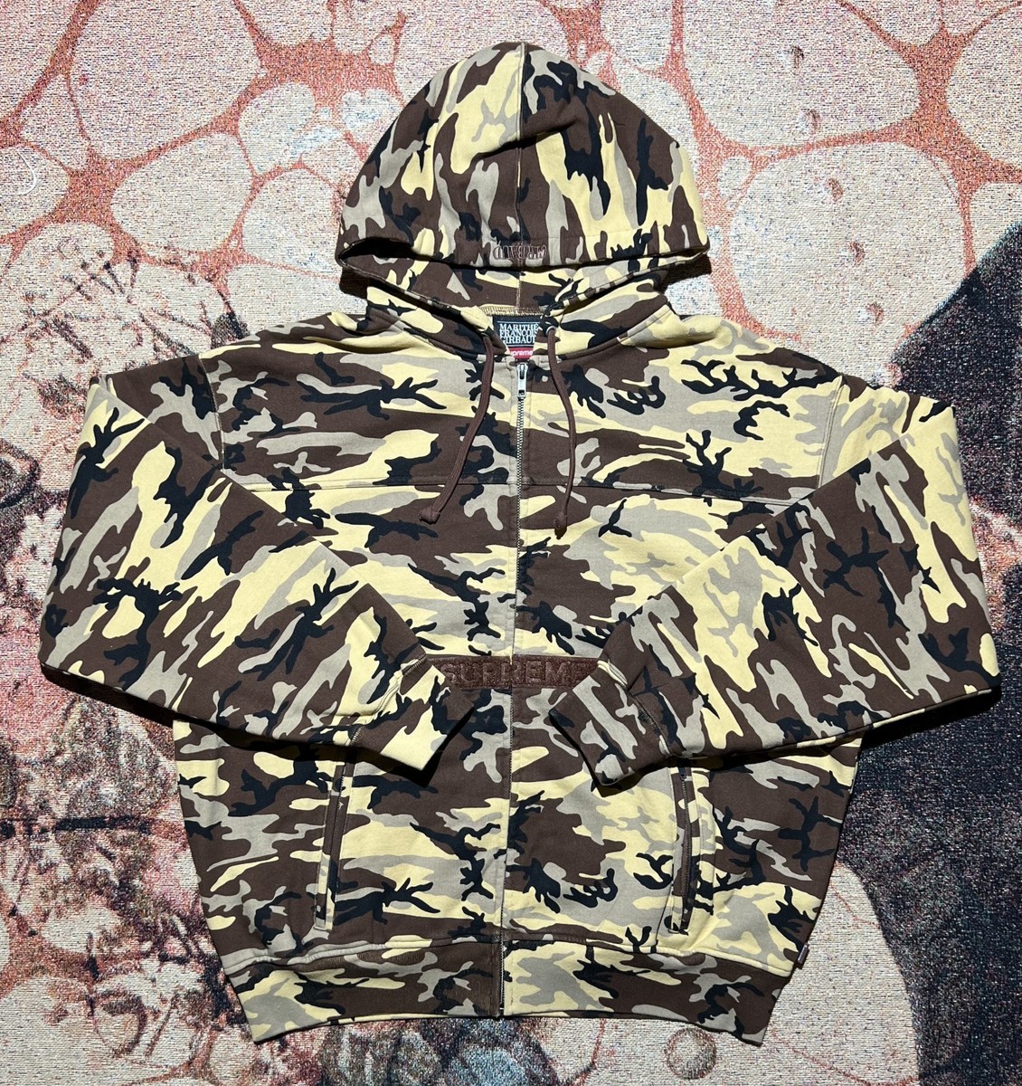 トップス Marithe + Francois Girbaud gipup hoodie Supreme Marithe + Francois Girbaud Zip Up Hooded Sweatshirt Camo M