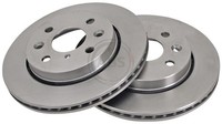 2X Bremsscheibe A.B.S. 16592 FüR Shuma KIA FB Sephia FA 1 2 16V AFB222