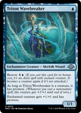 Triton Wavebreaker FOIL Modern Horizons 3 NM Uncommon MAGIC MTG CARD ABUGames