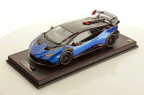 MR Collection Lamborghini Huracan STJ Blue Eliadi 1/18. LAMBO063