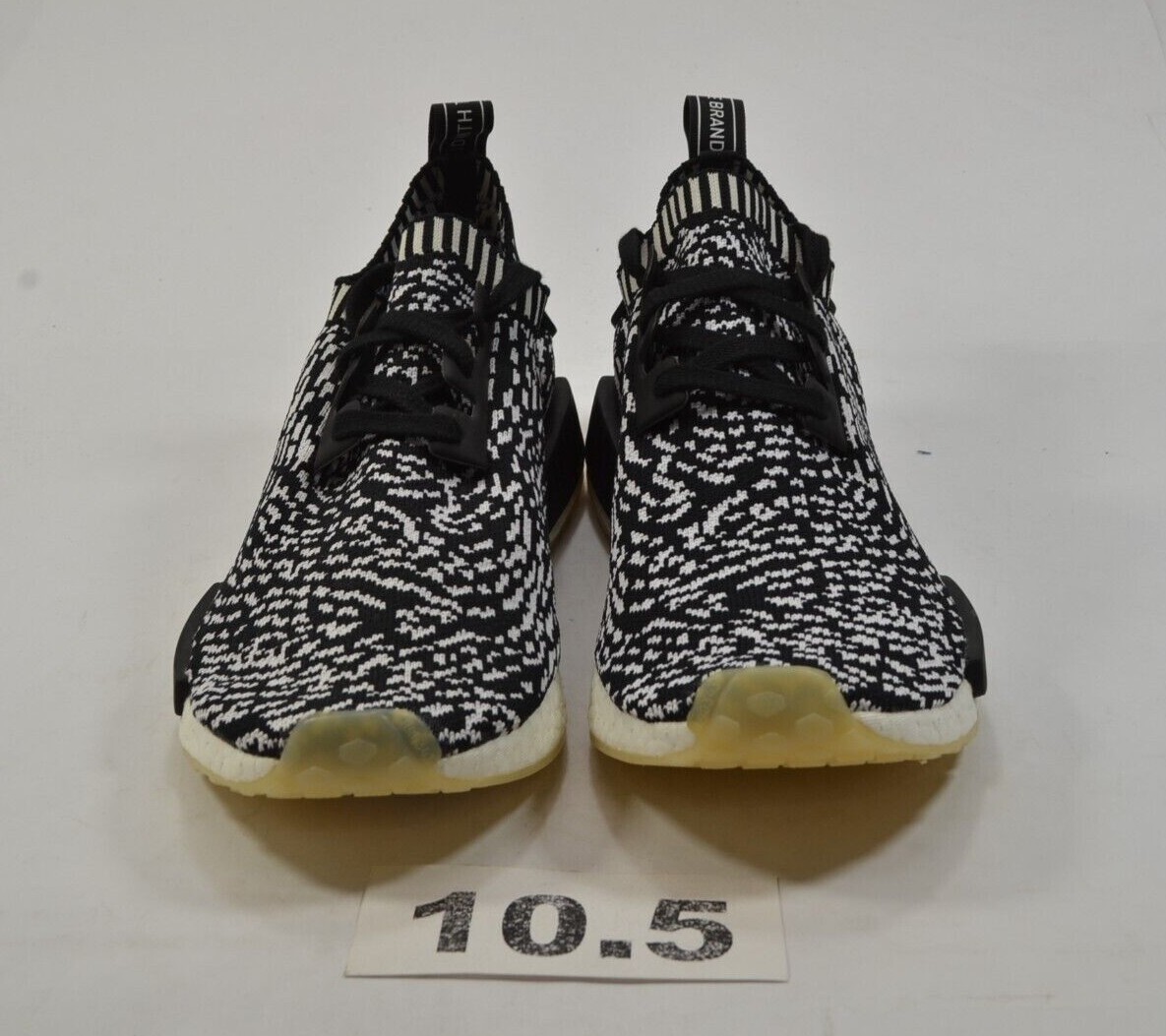 Adidas NMD_R1 PK Core Black White Primeknit Running BY3013 (D)(443
