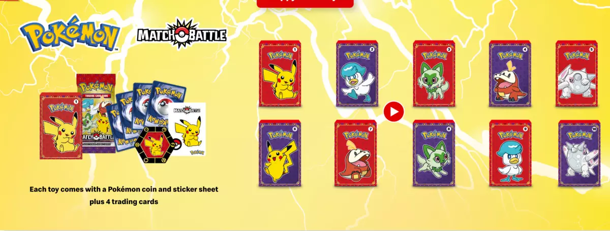 2023 McDONALD'S POKEMON - COMPLETE SET OF 15 CARDS + freebies READY TO SHIP