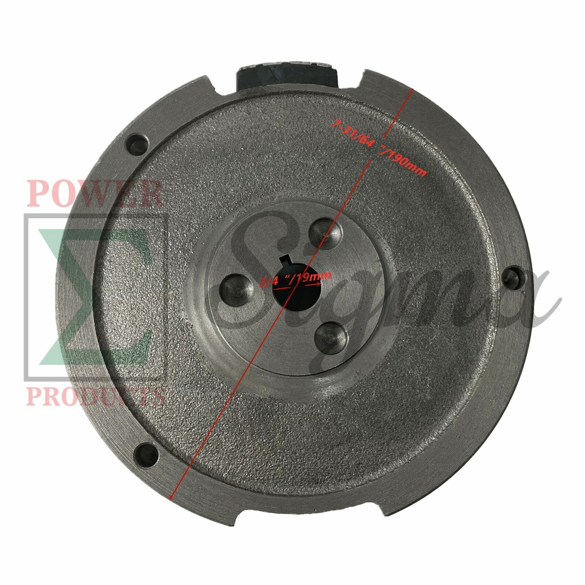 Key Shaft Flywheel & Charging Coil For Head Light on Predator