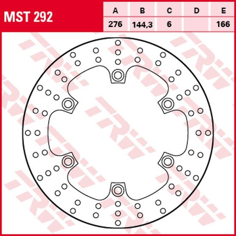 Disque de frein ZF avant en acier carbone pour Yamaha FJS 400 et 600