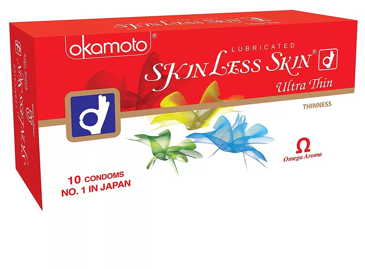 10 PCS OKAMOTO SKINLESS SKIN ULTRA THIN LUBRICATED CONDOM NO.1 IN JAPAN