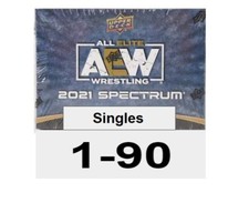 2021 Upper Deck AEW Spectrum Singles- Base PICK YOUR CARD Complete your set