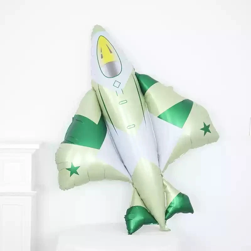 Huge Fighter Jet Balloon Military Plane Airforce Aircraft Birthday Party Decor - Image 3 of 4