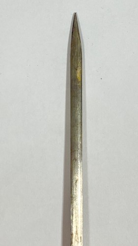 Antique French Hatelet Skewer with Entwined Dolphins - Picture 10 of 16