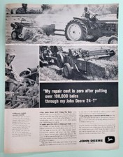 Original 1965 Deere Ad Features Albert Shull of Fayette Howard County Missouri