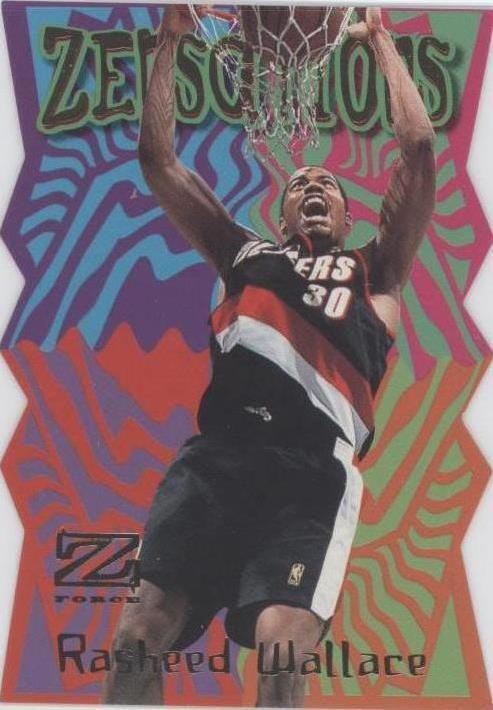 Ruby24zn 1997-98 Skybox Z-Force - Zensations Rasheed Wallace #24ZN for sale ...