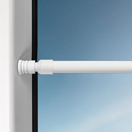 Adjustable Tension Rod - Perfect for Lightweight Voile Curtains - Easy Setup - Picture 38 of 57