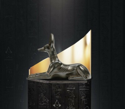 Anubis Jackal God of Afterlife Seated To Protect The Dead (Protecting Tombs)