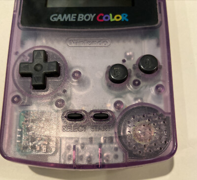 Nintendo Game Boy Color Clear Purple Preowned | eBay Nintendo Game Boy Color Clear Purple Preowned | eBay