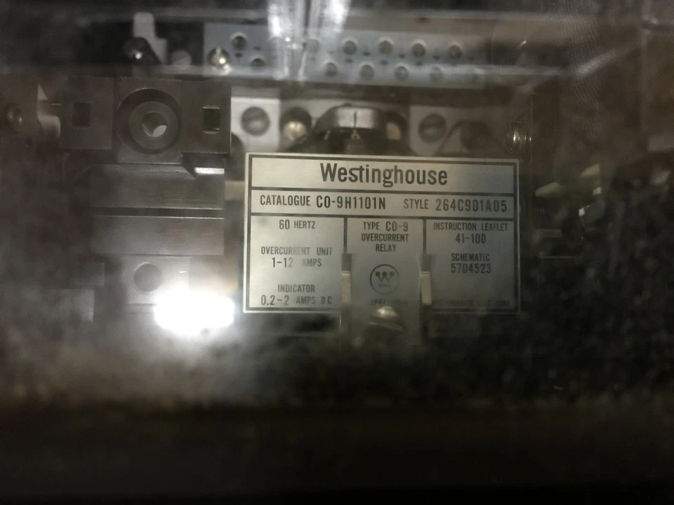 NEW IN BOX WESTINGHOUSE CO-9 OVERCURRENT RELAY 264C901A05 - Image 3 of 3
