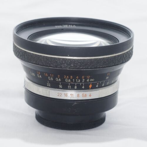 Flektogon da Jena 4/20 mm super grandangolare con anello in pelle per Praktica M42 - Foto 1 di 3