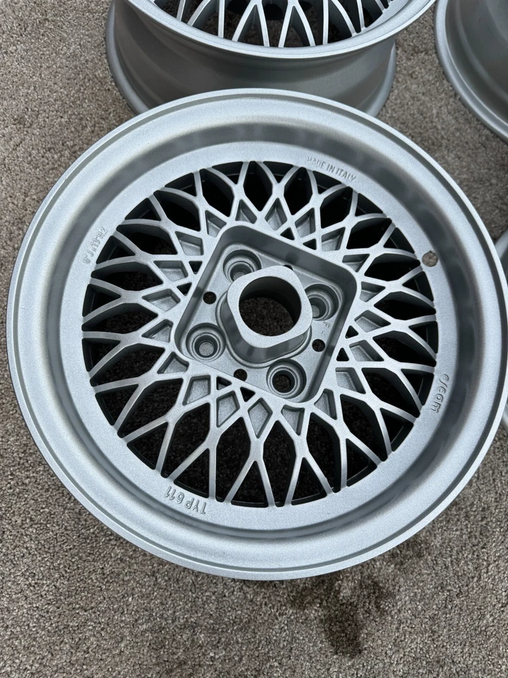 4 件套 Oscam Typ 611 车轮 6x13 4x100 ET15 - 适用于宝马 2002、E21、E30 等 — 第 2/4 张图片