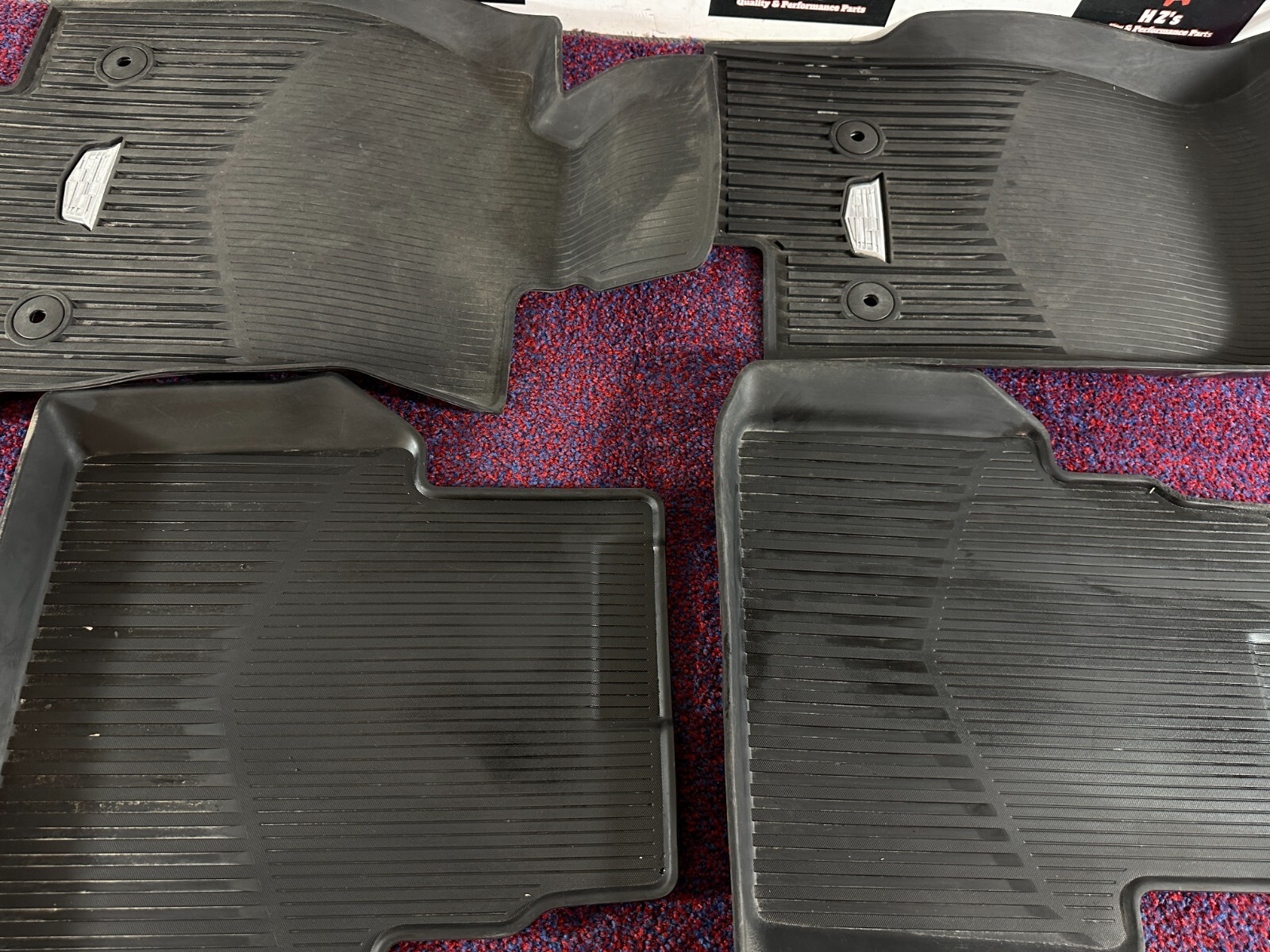 CADILLAC CT5 AWD 2.0L TURBO 2024 OEM BLACK RUBBER WEATHER FLOOR MAT