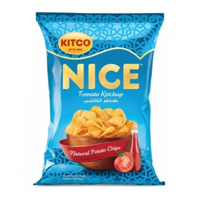 23er Pack x Kitco Nice Natural Potato Chips Tomatenketchup Geschmack 14 Gramm