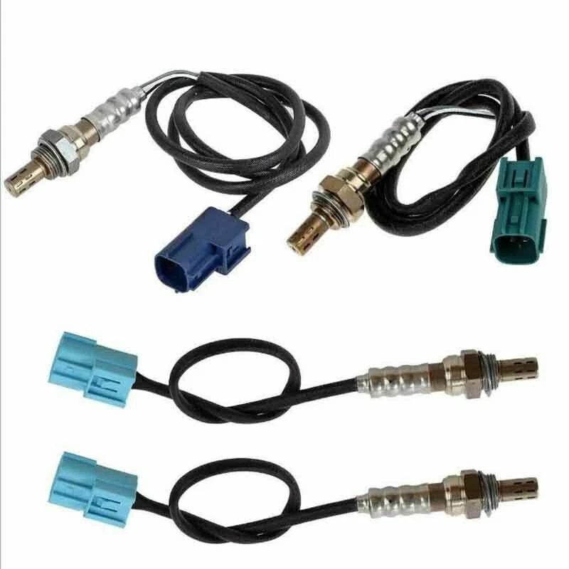 Sensor de oxígeno aguas arriba + aguas abajo 4 piezas para Nissan Máxima 2002 2003 3,5 L Foto 3 de 4