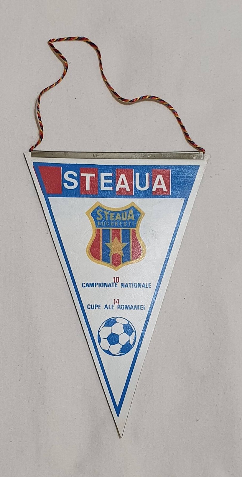 European Champions Cup Semifinal STEAUA Bucharest vs Anderlecht Pennant  1986